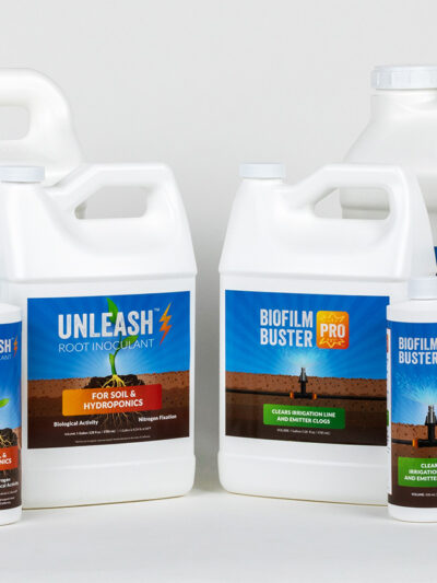 Biofilm Buster Pro Unleash Biostimulant Bottles